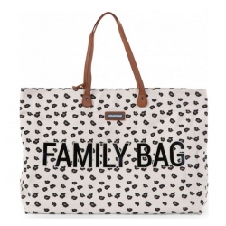 Family Bag - Canvas Leopard