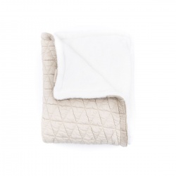 Dekica s naborima 100x75cm - Birch Sand