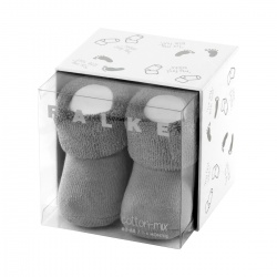 Čarape Erstlingsringel - Light Grey