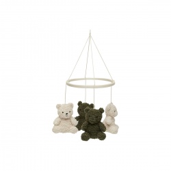 Mobile Teddy bear - Leaf Green Naturel