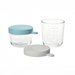 Set 2 staklene posudice 150ml + 250ml - Airy Green