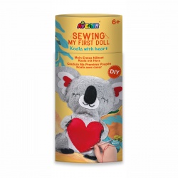 Šivanje moje prve lutke - Koala sa srcem