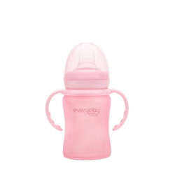 Staklena Sippy Cup, 150 ml - Roza