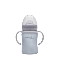 Staklena Sippy Cup, 150 ml - Siva