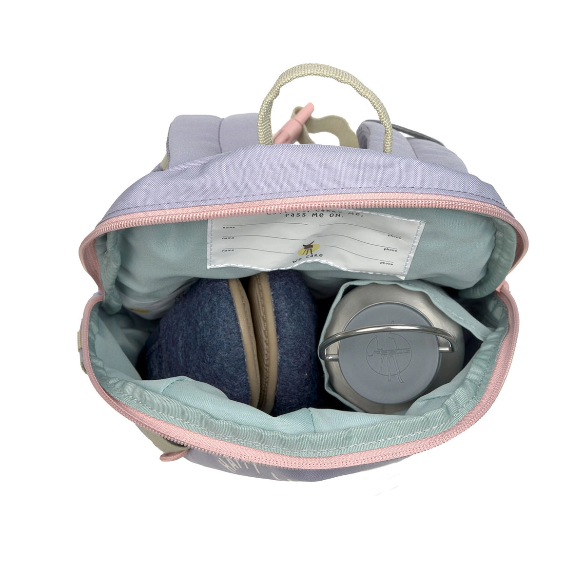 Tiny Outdoor ruksak - Rainbow Pastel Lilac-2